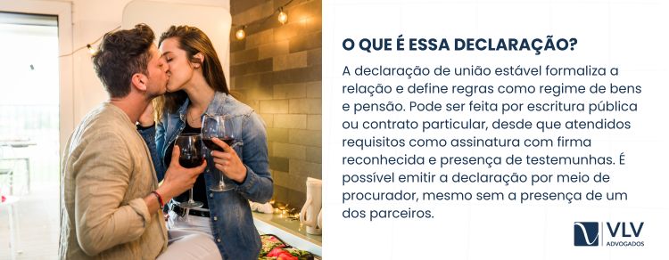 A união estável pode ser formalizada por contrato particular com firma reconhecida