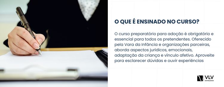imagem explicativa - curso obrigatório para adoção, com foco em aspectos jurídicos, emocionais e adaptação familiar
