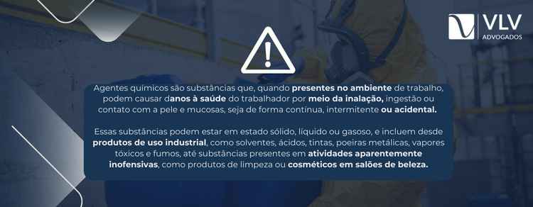 imagem explicativa sobre o que são agentes químicos para adicional de insalubridade. 