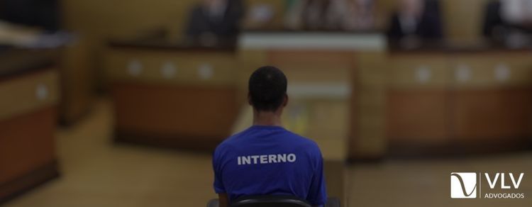 imagem de interno em audiência de custódia
