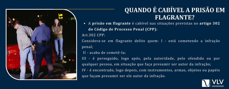 Quando é cabível a prisão em flagrante?