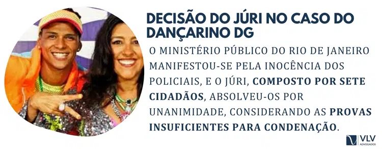 Decisão do júri no caso do dançarino dg