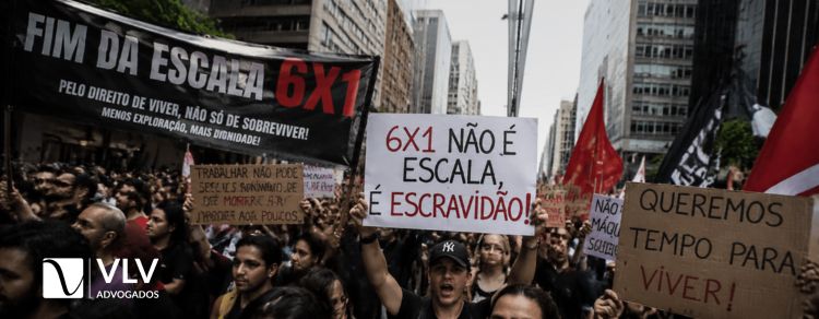 imagem de pessoas em busca dos direitos pelo fim da escala 6x1