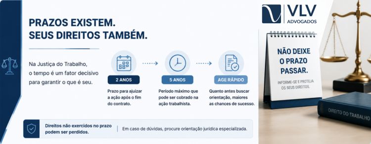 Processo trabalhista: quais direitos podem ser cobrados? 2 prazo para entrar com processo trabalhista
