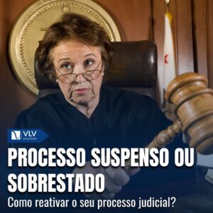 Processo suspenso ou sobrestado por decisão judicial 10 processo suspenso ou sobrestado