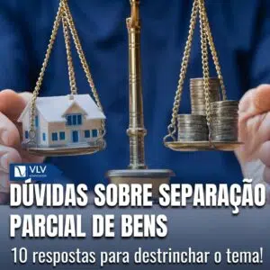 Diferenças entre regime de separação de bens e comunhão parcial de bens.