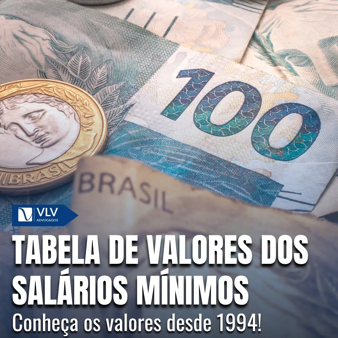 tabela de valores dos salarios minimos