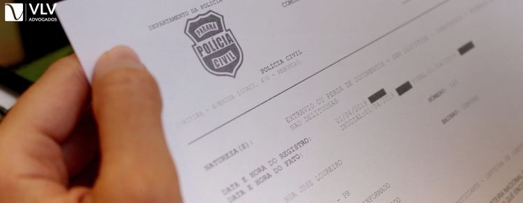 imagem representando boletim de ocorrência. 