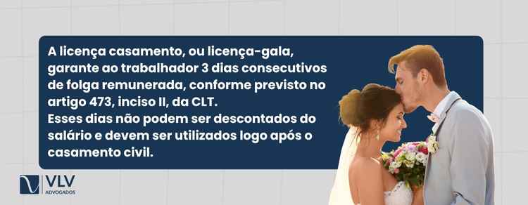 imagem explicativa sobre quantos dias de licença casamento. 