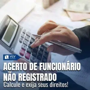 Como calcular acerto de funcionário não registrado