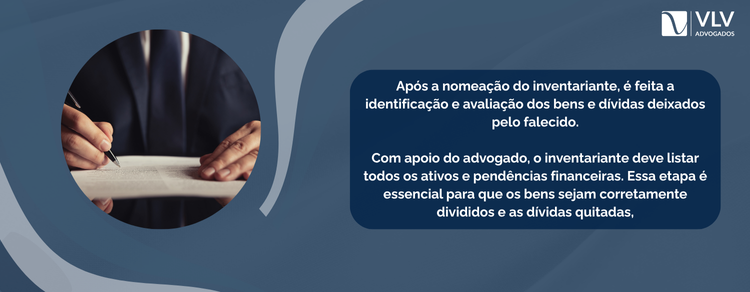 imagem explicativa - identificação de bens e dívidas