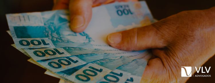 imagem representando descontos no salário do trabalhador