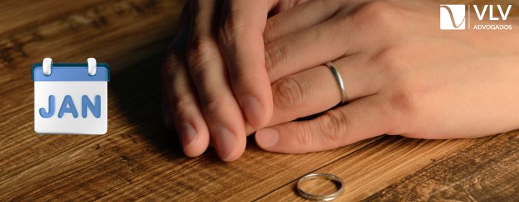Mês do divórcio? Descubra o que acontece em janeiro! 1 imagem representando mês do divórcio - janeiro