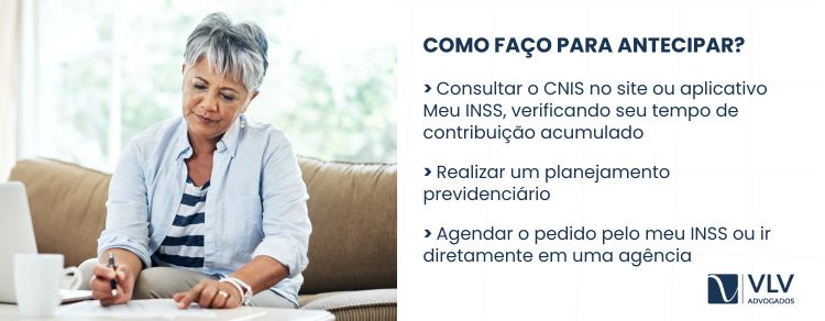 Antecipar aposentadoria