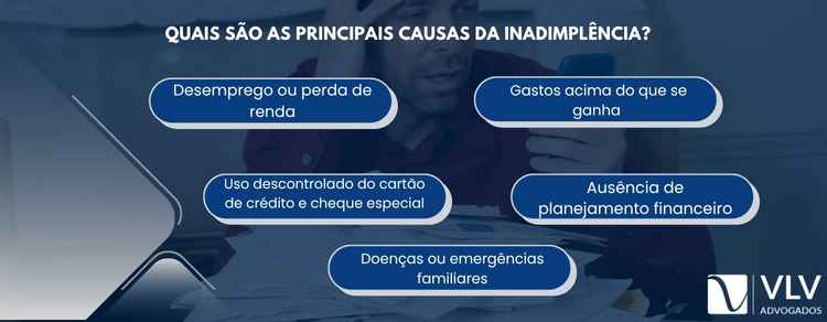 quais as principais causas da inadimplência
