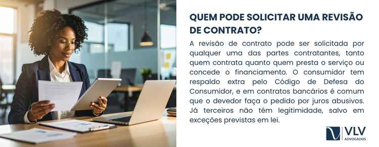 imagem informativa sobre quem pode solicitar uma revisão de contrato