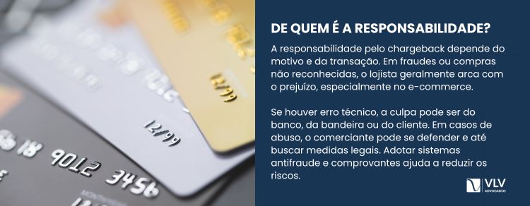 imagem explicativa - a culpa pode ser do banco, bandeira ou cliente