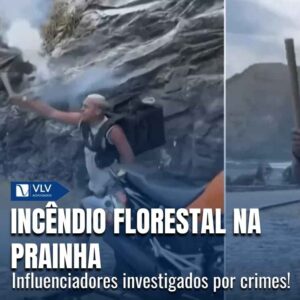 Promoção de rifa termina em incêndio florestal na Prainha