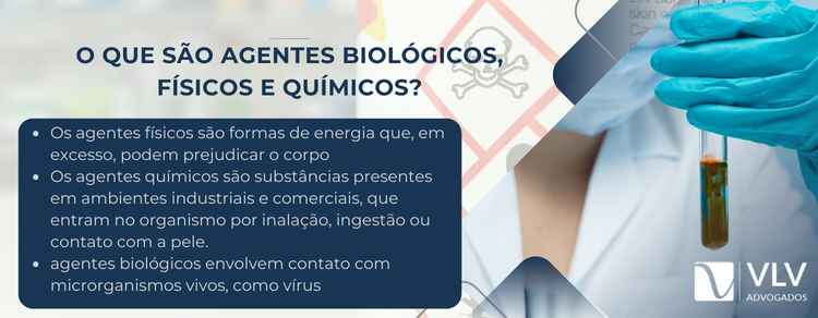  agentes biológicos, físicos e químicos