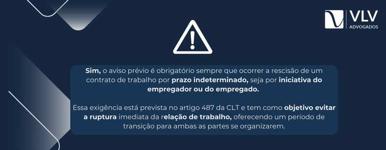 imagem explicativa sobre aviso prévio. 