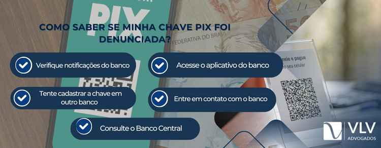 dicas para saber se a chave pix foi denunciada
