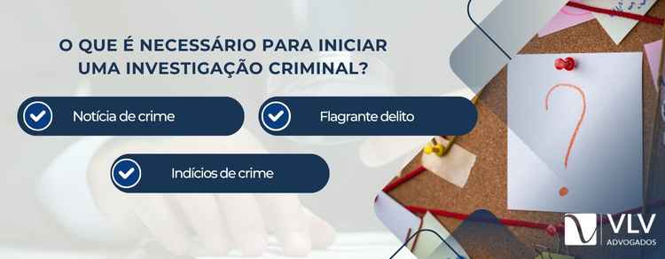 procedimentos para iniciar uma investigação