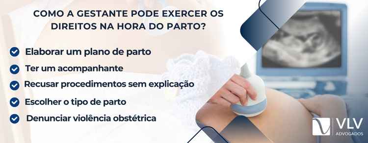 Como a gestante pode exercer os direitos na hora do parto?
