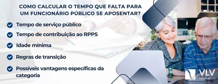 tempo para um funcionário público se aposentar 