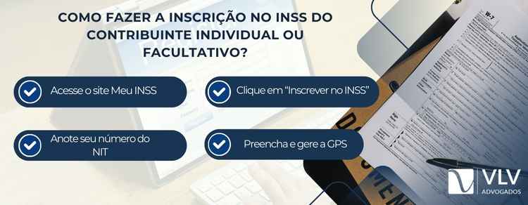 passo a passo de como fazer a inscrição no inss do contribuinte  