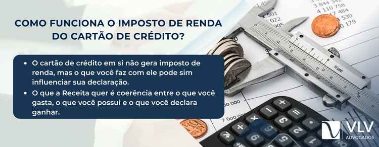 imposto de renda do cartão de crédito 