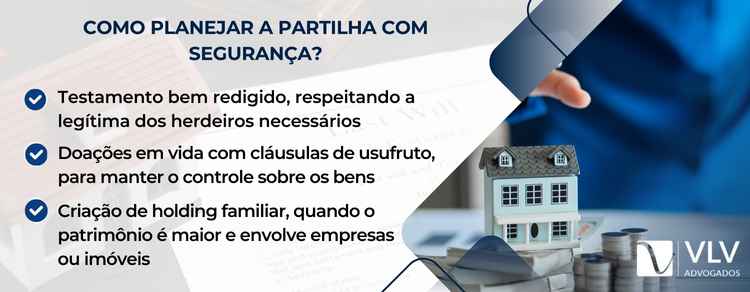 planejamento da partilha com segurança
