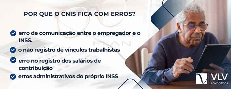  CNIS com erro