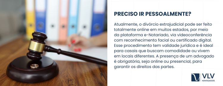 A presença física pode ser dispensável