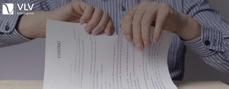 imagem representando anulação de contrato