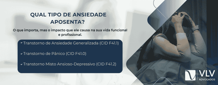 Qual tipo de ansiedade aposenta? 