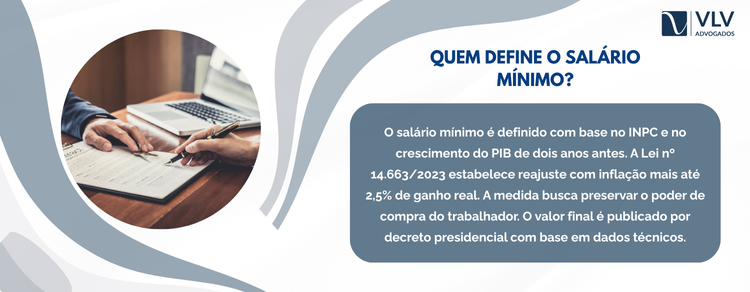 imagem explicativa - quem define o salário mínimo