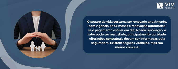 imagem explicativa - o seguro de vida é renovado anualmente