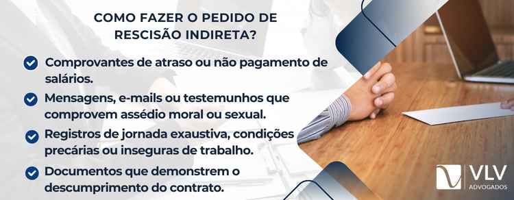 pedido de rescisão indireta
