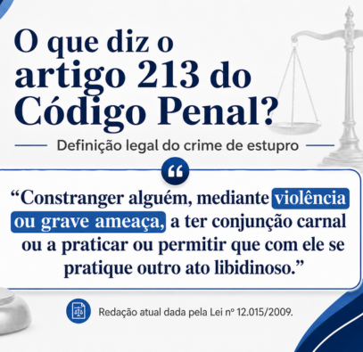 imagem informativa sobre o artigo 213 do CP