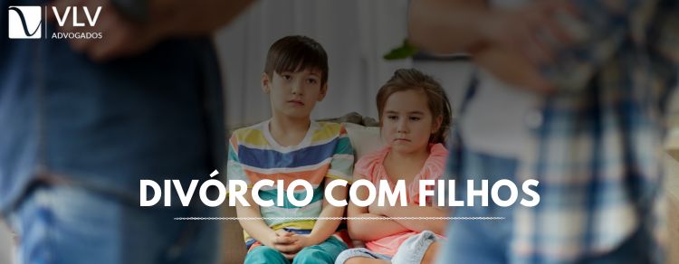 imagem representando divórcio com filhos