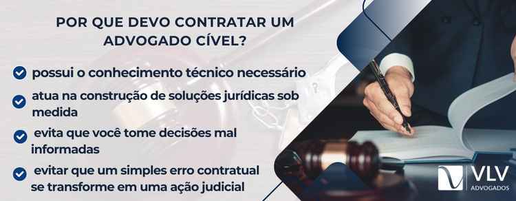 por que devo contratar advogado cível