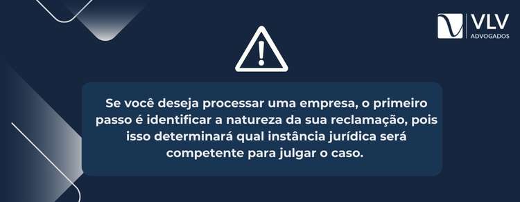 imagem explicativa sobre onde tenho que ir para processar uma empresa. 