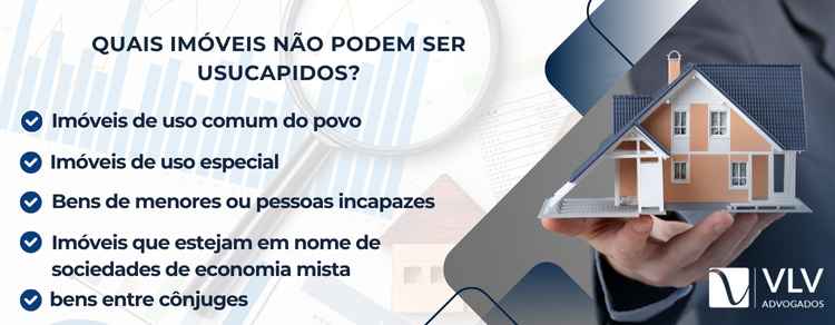 Quais imóveis não podem ser usucapidos