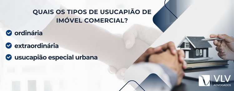  tipos de usucapião de imóvel comercial