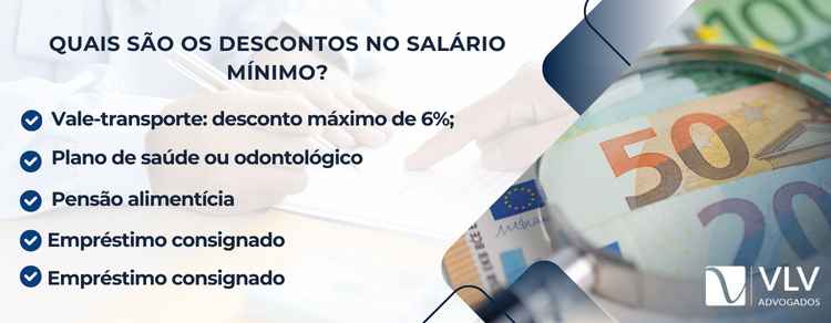 descontos no salário mínimo