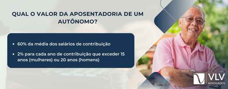 valor da aposentadoria de um autônomo