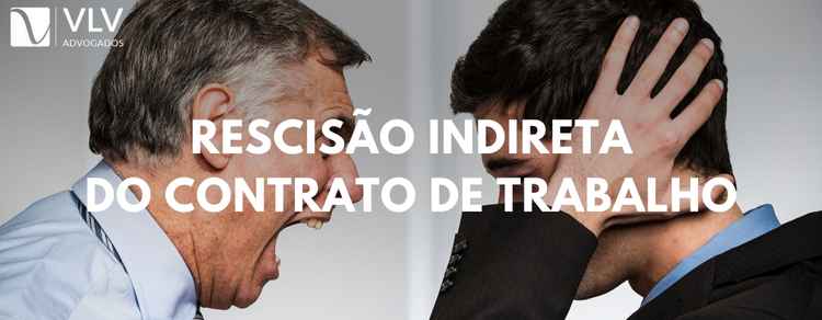 imagem representando rescisão indireta