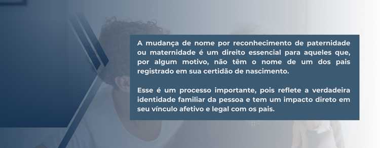 motivos de reconhecimento de paternidade ou maternidade