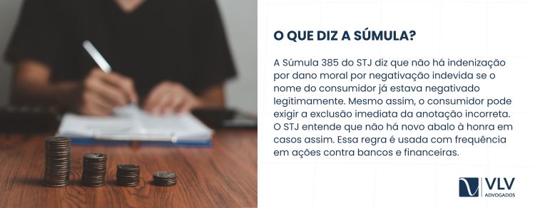 O que diz a súmula do STJ
