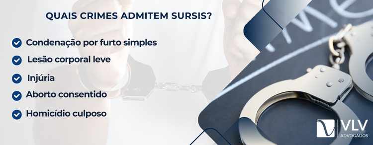 crimes que admitem sursis